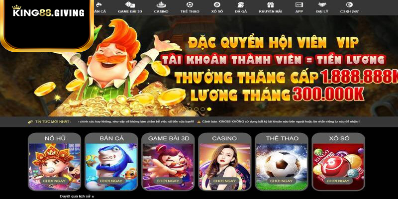 Nhà cái King88 hàng đầu Việt Nam